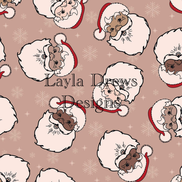 Layla Drew's Designs  - Santa's Muted Snow