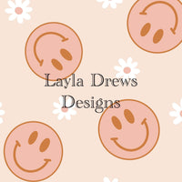 Layla Drew's Designs  - Retro Summer Smiley Floral