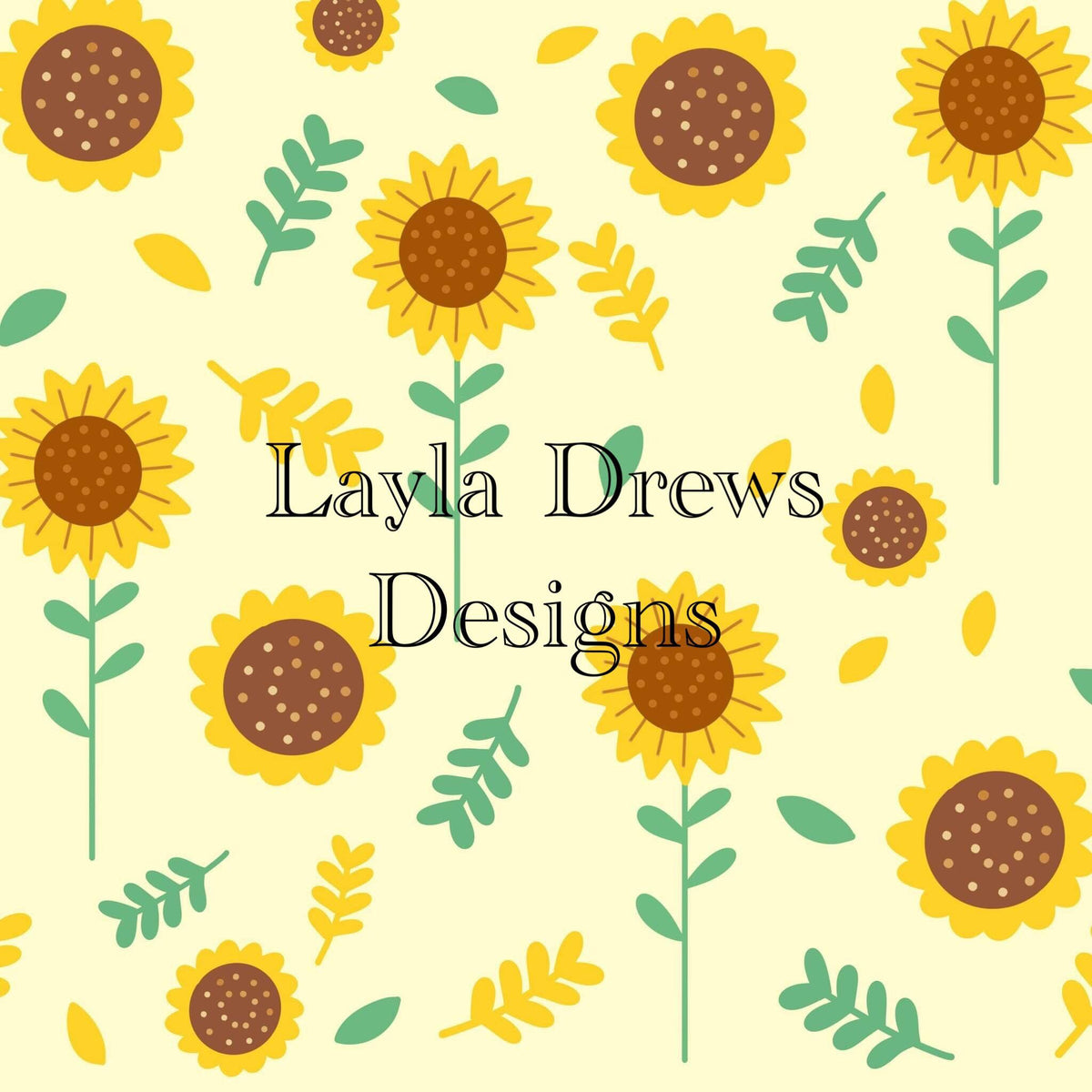 Layla Drew's Designs - Simple Sunflowers – Brianna's Bow Supply Shoppe LLC
