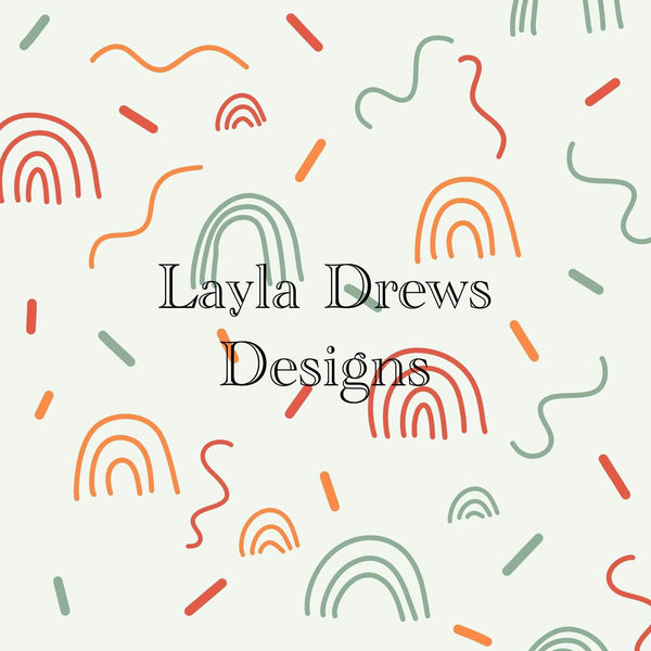 Layla Drew's Designs  - Rainbow Doodles