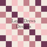 Layla Drew's Designs  - Purples Checkers