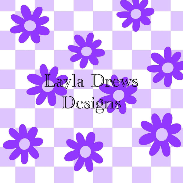 Layla Drew's Designs  - Purpose Checker Flowers