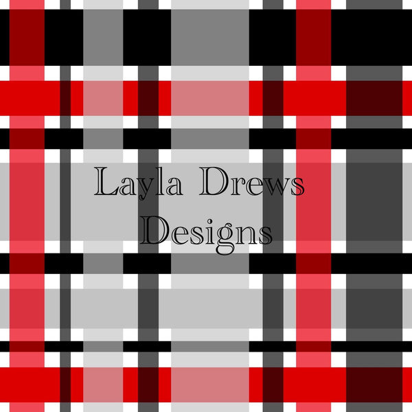 Layla Drew's Designs - Ohio State Plaid