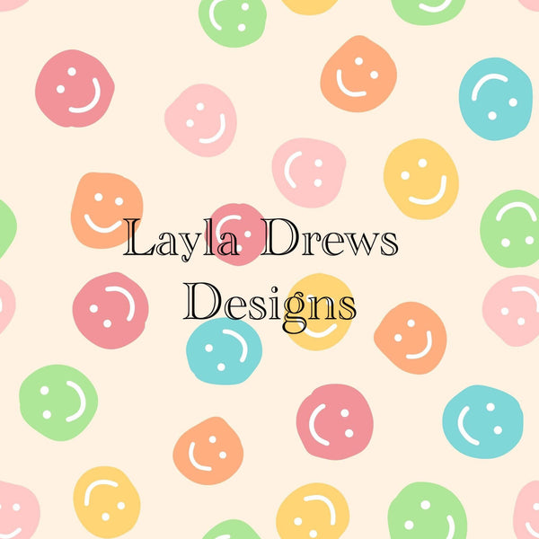 Layla Drew's Designs - Pastel Smileys