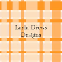 Layla Drew's Designs - Orange Plaid 3