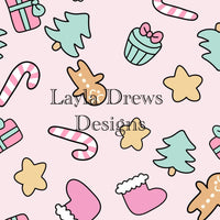 Layla Drew's Designs - Pink Christmas