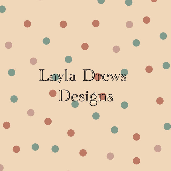 Layla Drew's Designs - Muted Christmas Dots