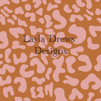 Layla Drew's Designs - Pink Tan Leo