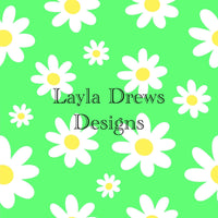 Layla Drew's Designs - Green Daisies