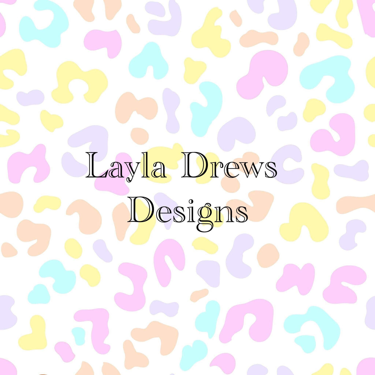 Layla Drew's Designs - Pastel Leopard – Brianna's Bow Supply Shoppe LLC