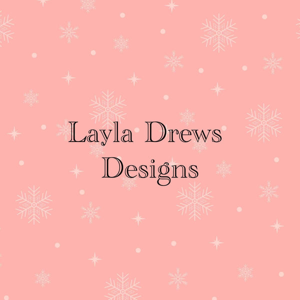 Layla Drew's Designs - Pink Snowflakes