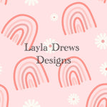 Layla Drew's Designs - Muted Pink Rainbow