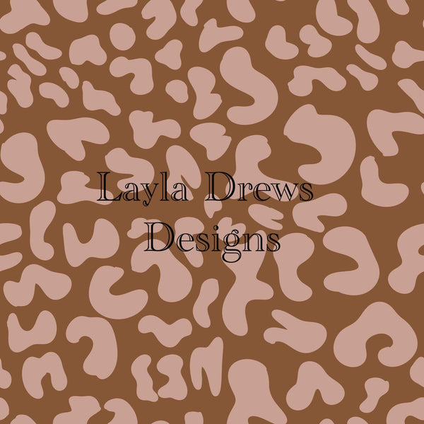 Layla Drew's Designs - Pink Brown Leo