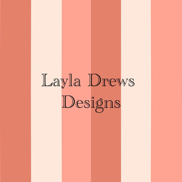 Layla Drew's Designs - Pink Boho Stripes