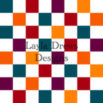 Layla Drew's Designs - Colorful Fall Checkers