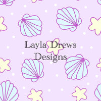 Layla Drew's Designs - Pastel Seashells 2