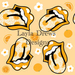 Layla Drew's Designs - Orange Fields Tongue