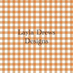 Layla Drew's Designs - Orange Plaid