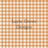 Layla Drew's Designs - Orange Plaid