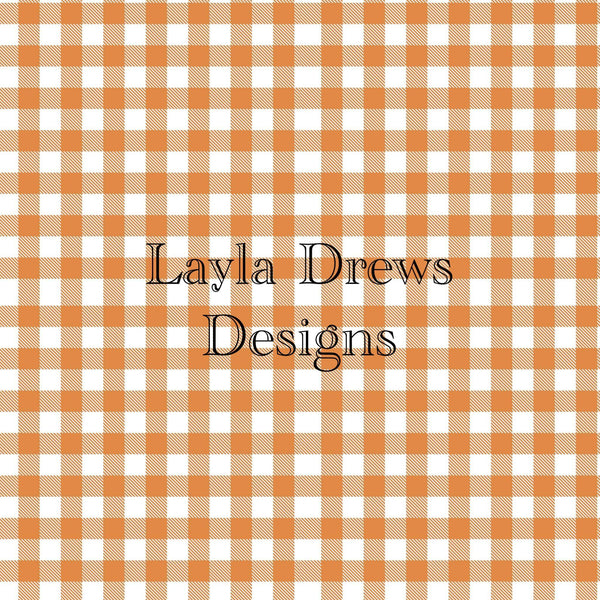 Layla Drew's Designs - Orange Plaid