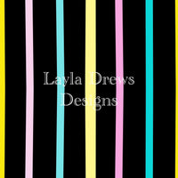 Layla Drew's Designs - Colorful Yin Yang Stripes