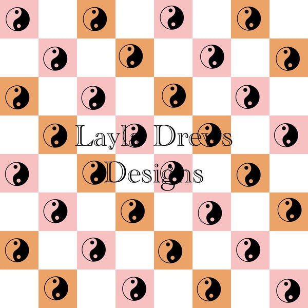 Layla Drew's Designs - Boho Yin Yang Checkers