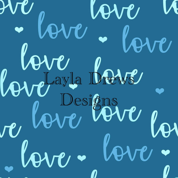 Layla Drew's Designs - Love Blue