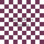 Layla Drew's Designs - Maroon Checkers