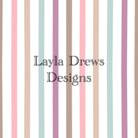 Layla Drew's Designs - Girly Thin Stripes