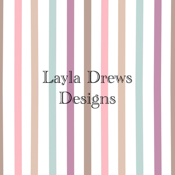 Layla Drew's Designs - Girly Thin Stripes