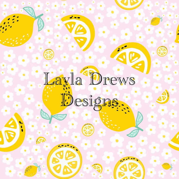 Layla Drew's Designs - Lemon Fields Pink