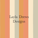 Layla Drew's Designs - Light Fall Stripes