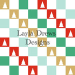 Layla Drew's Designs - Christmas Tree Checkers