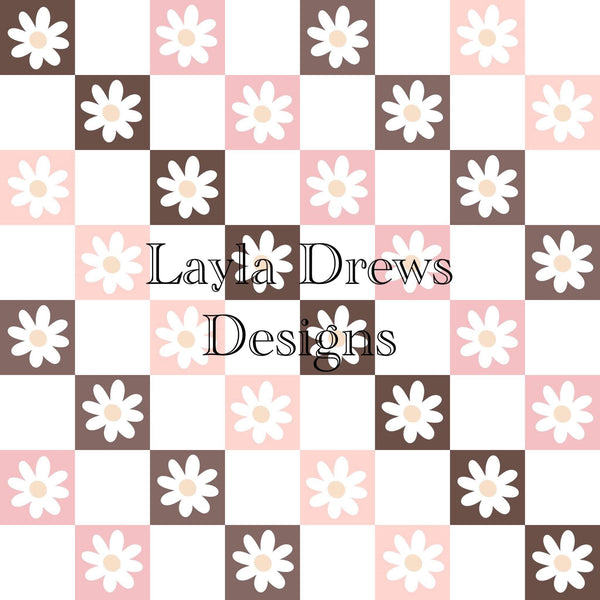 Layla Drew's Designs - Morgan Floral Checkers