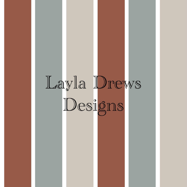 Layla Drew's Designs - Modern Boho Stripes