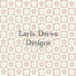 Layla Drew's Designs - Light Floral Checkers