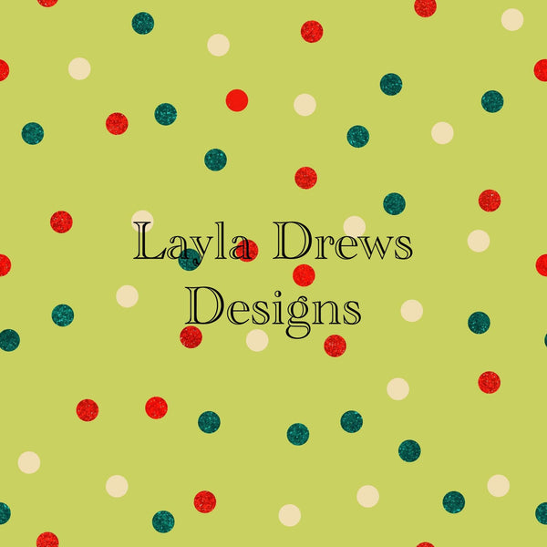 Layla Drew's Designs - Glitter Xmas Dots
