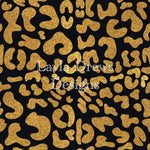 Layla Drew's Designs - Gold Glitter Leopard