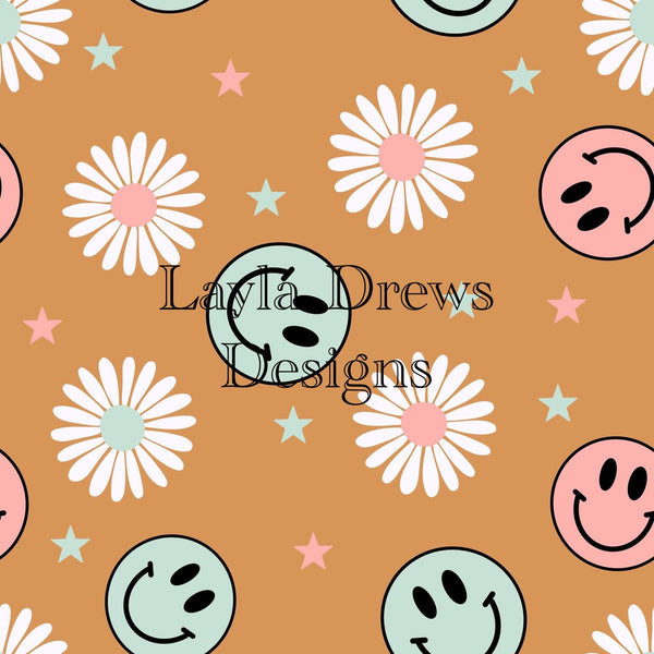 Layla Drew's Designs - Groovy Smiley Stars