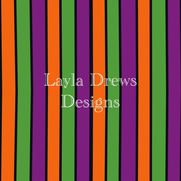 Layla Drew's Designs - Hocus Pocus Stripes