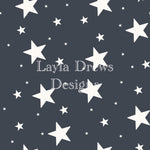 Layla Drew's Designs - Grey Stars