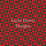 Layla Drew's Designs - Christmas Floral Checkers