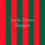 Layla Drew's Designs - Christmas Stripes