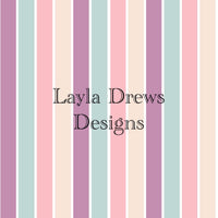 Layla Drew's Designs - Girly Pastel Stripes