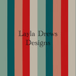 Layla Drew's Designs - Classic Christmas Stripes