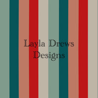 Layla Drew's Designs - Classic Christmas Stripes