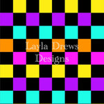 Layla Drew's Designs - Colorful Checker Board