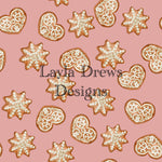 Layla Drew's Designs - Gingerbred Cookies Pink