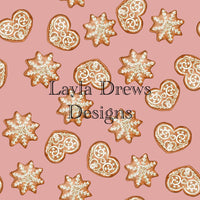 Layla Drew's Designs - Gingerbred Cookies Pink