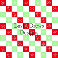 Layla Drew's Designs - Christmas Snow Checkers